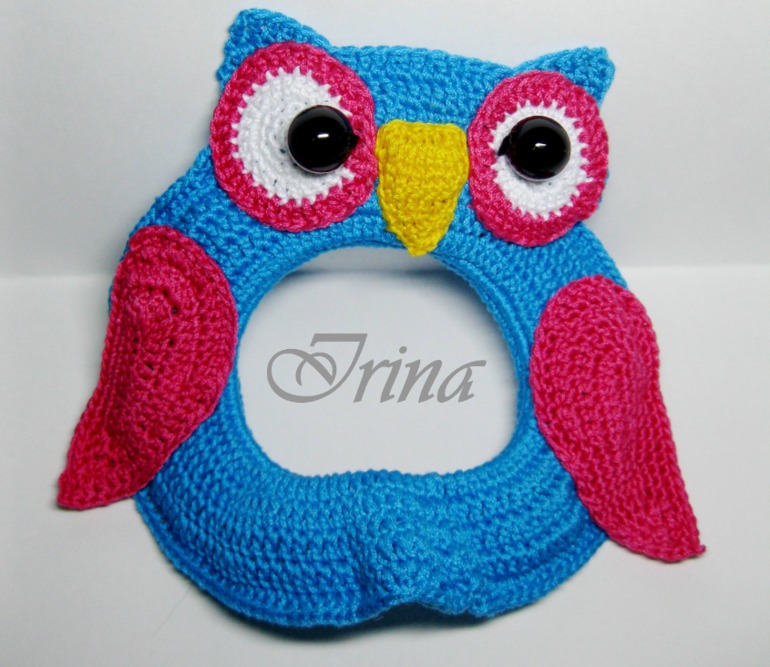 Вязаные игрушки Верблюд и Сова.