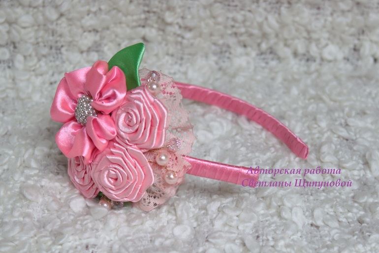 Ободочек "Розовый сад"