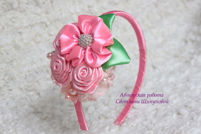 Ободочек "Розовый сад"