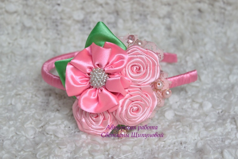 Ободочек "Розовый сад"