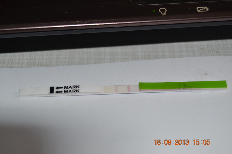 в первый раз сделала тест на овуляцию...