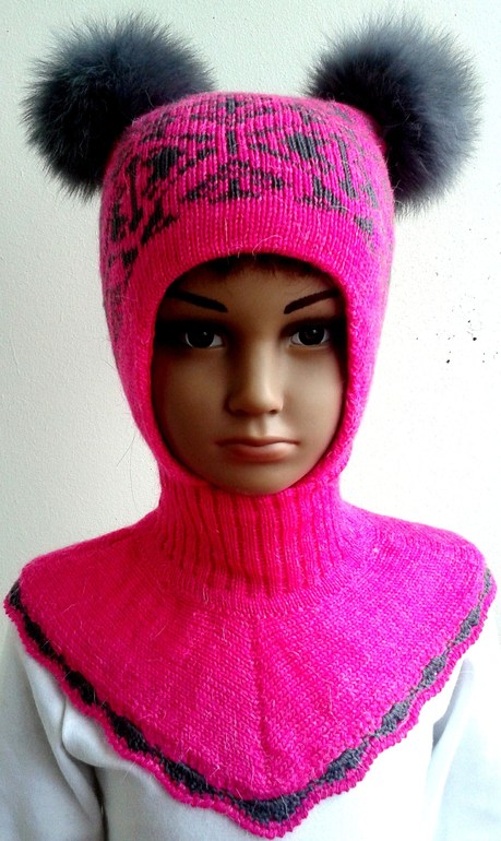 Зимняя шапуля с манишкой и шапочки на сейчас.