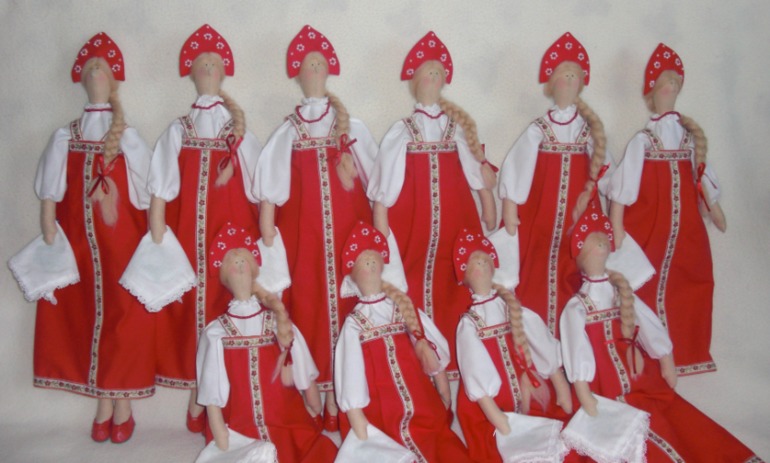 Russian Suvenir в стиле Тильда (обновленная версия)!