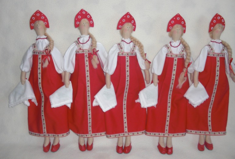 Russian Suvenir в стиле Тильда (обновленная версия)!