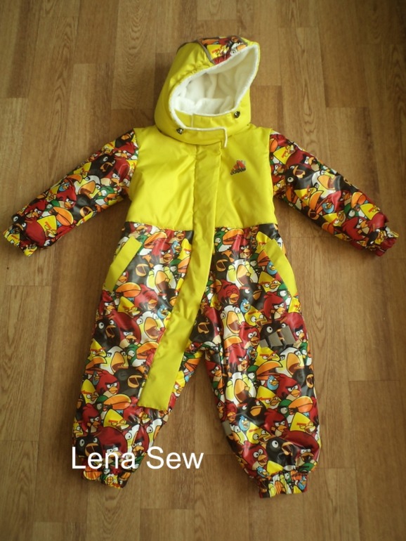 МК Комбинезон тёплый с удлинённой застёжкой Часть 5 заключительная