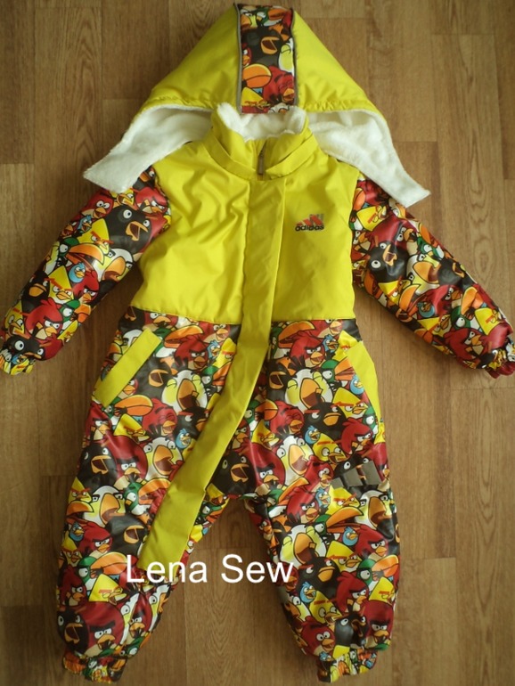 МК Комбинезон тёплый с удлинённой застёжкой Часть 5 заключительная