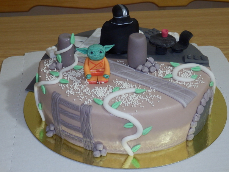 Торты  Замок, Лего и аппликация