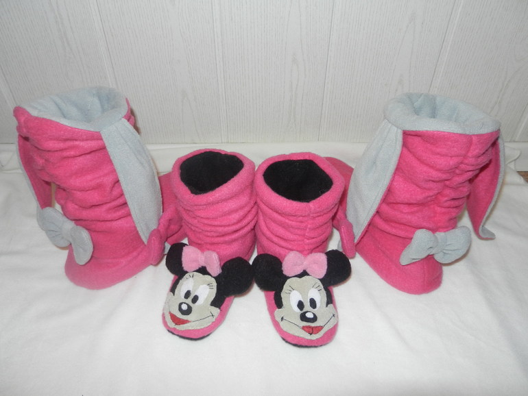 Утепляем ножки в теплые сапожки )))