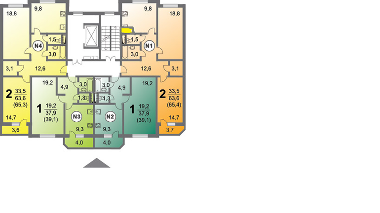 Вентиляционный короб в углу!