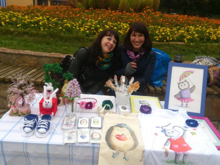 Моя первая ярмарка:)