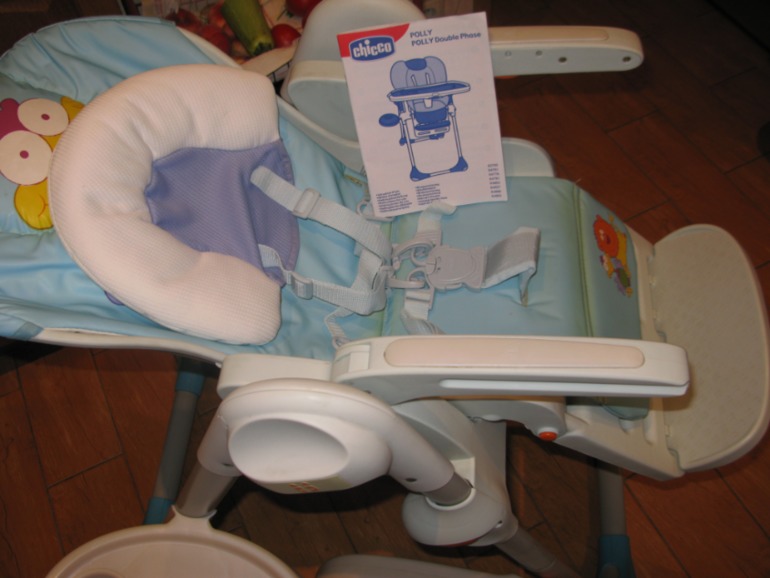 Детский стул chicco polly Б/У