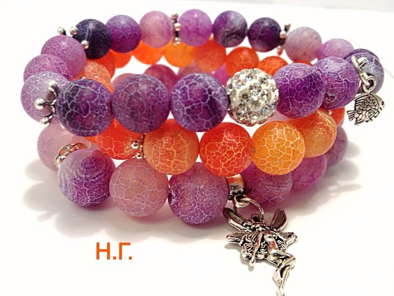 Браслеты из натуральных камней. (Москва)