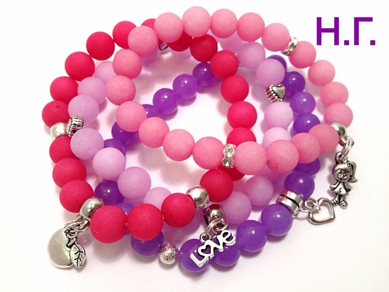 Браслеты из натуральных камней. (Москва)