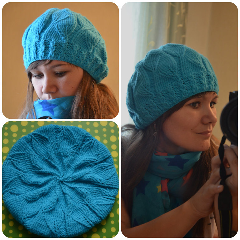 голубой берет