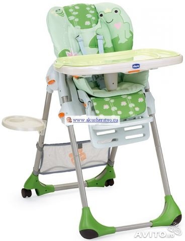 Стульчик chicco расцветка water Lilly