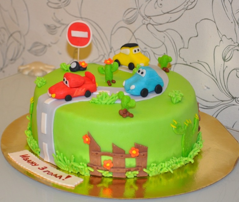 Быстроторт) с машинками)