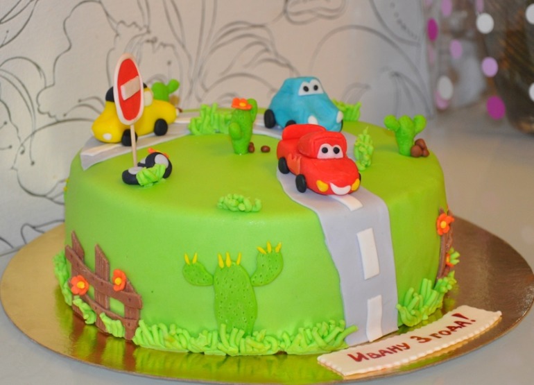 Быстроторт) с машинками)