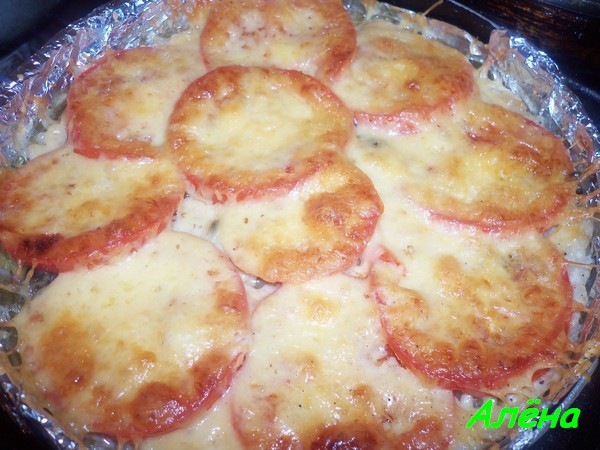 Запеканка из кабачков.