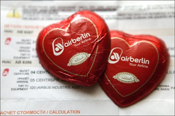 Стыковочный рейс через Дюссельдорф с Airberlin. Наш опыт.