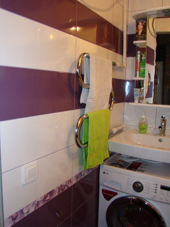 Мини ванная со стиралкой