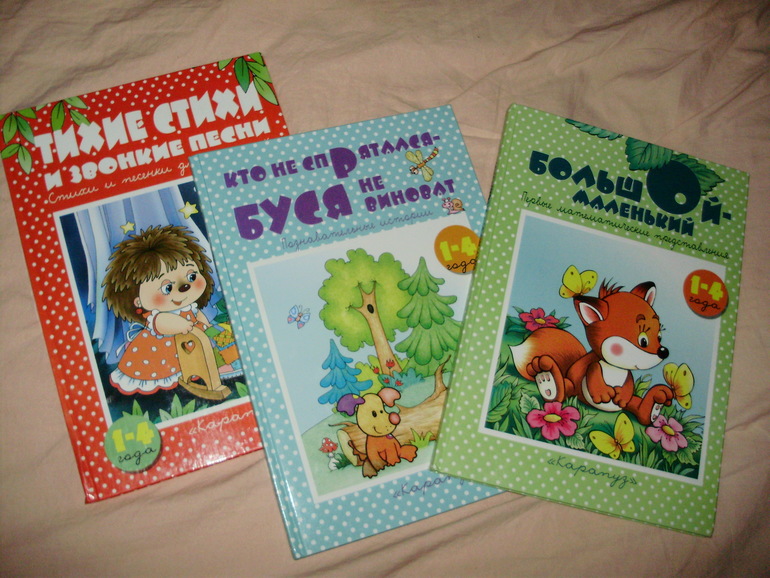 Наши книги с 11 мес. до 1,3 г. (большое количество книг и фото)