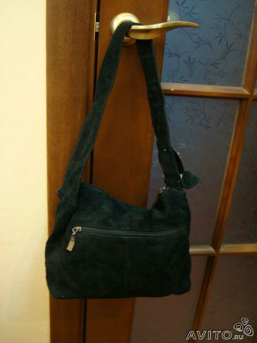 замшевая сумка