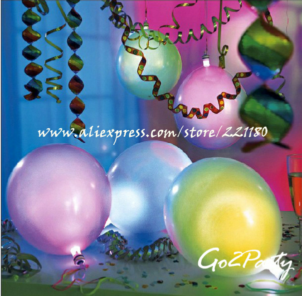 Светодиодные мигающие цветные шары, цена 30 руб!