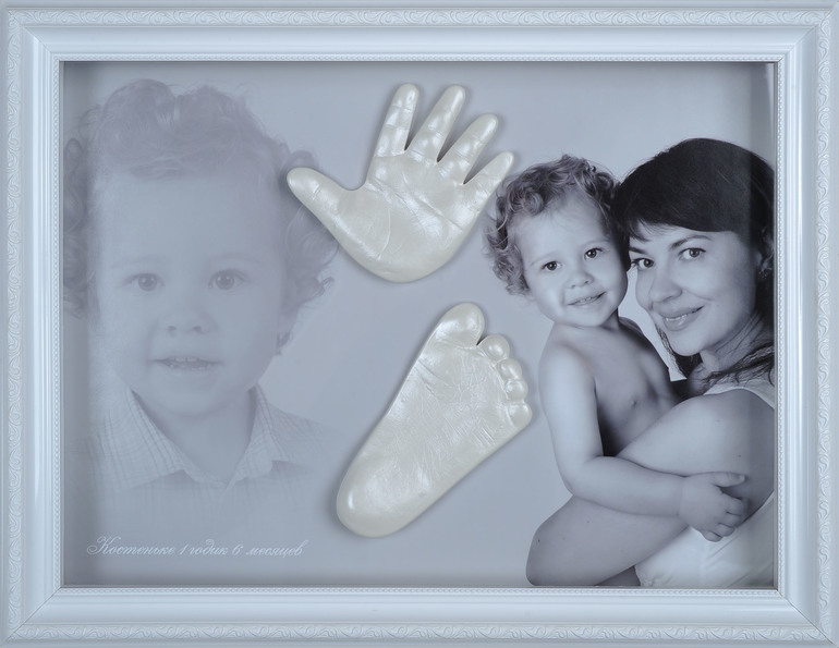Слепки детских ручек и ножек на заказ. Москва и Подмосковье