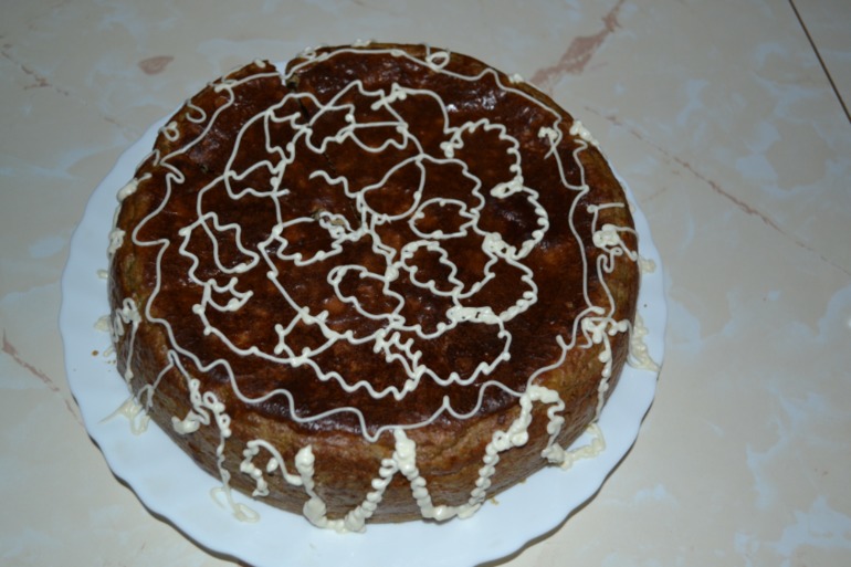 Печеночный пирог, мой вариант.