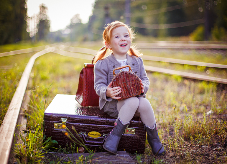 Солнечная погода и солнечная девочка!