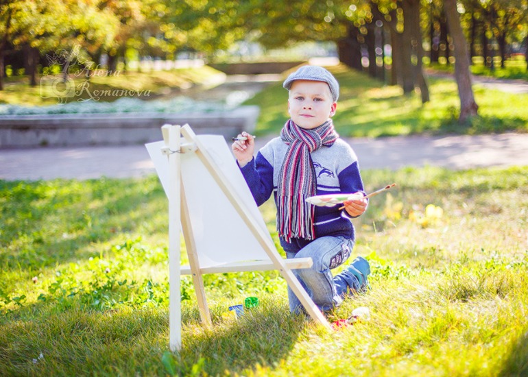 Жил был художник один.. и один фотограф.. и они дружили :))