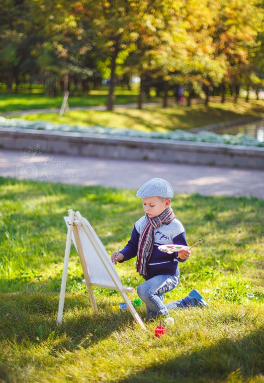 Жил был художник один.. и один фотограф.. и они дружили :))