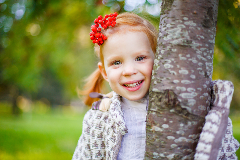 Солнечная погода и солнечная девочка!