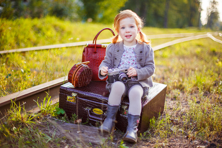 Солнечная погода и солнечная девочка!