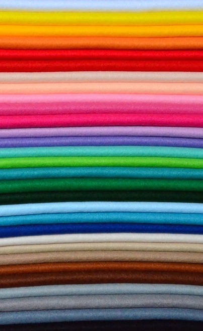 Материалы и инструменты для СП "Игрушки из фетра к НГ"