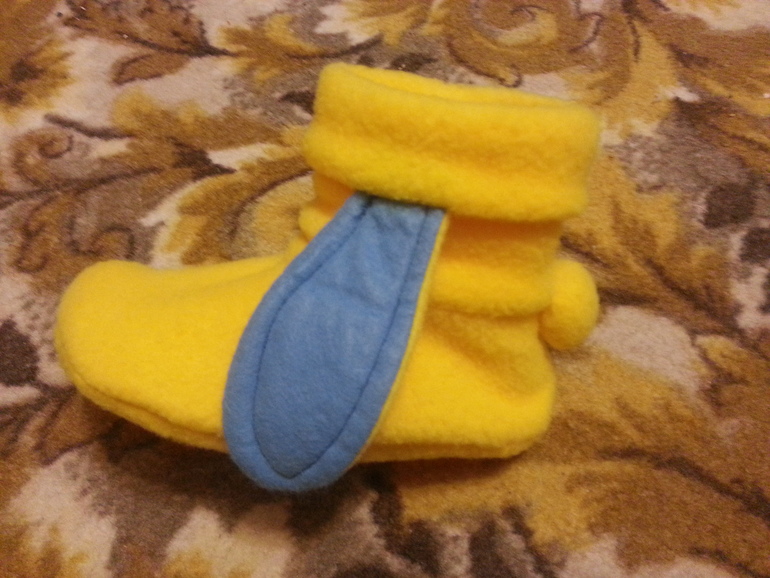 тапки-зайки для зайки)))