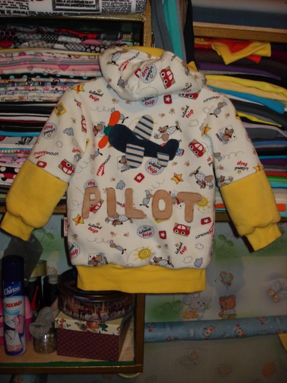 костюмчик Егорке на прхладные летние деньки...