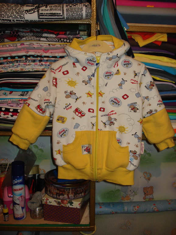 костюмчик Егорке на прхладные летние деньки...