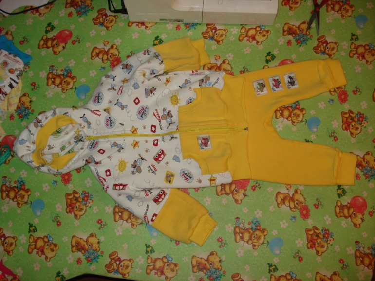 костюмчик Егорке на прхладные летние деньки...