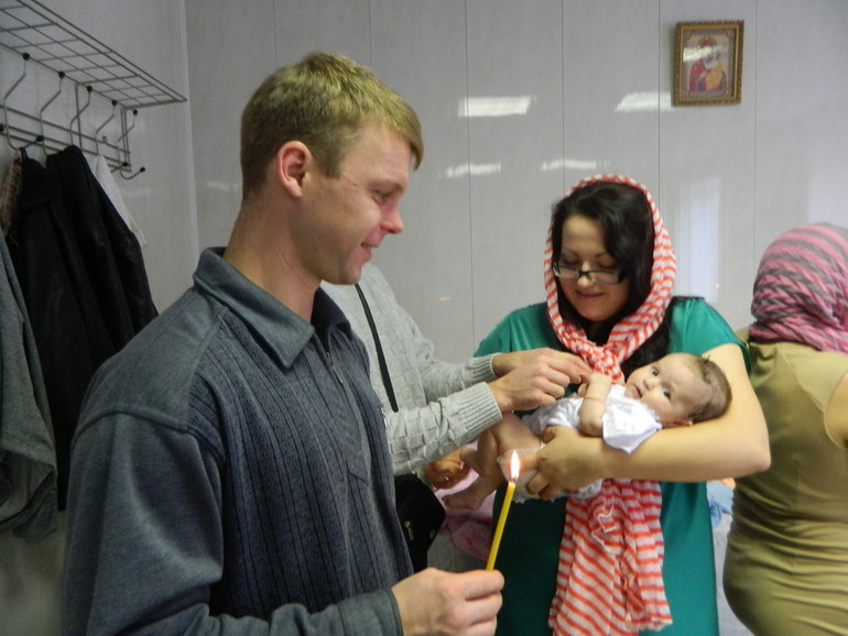 Мы покрестились)))