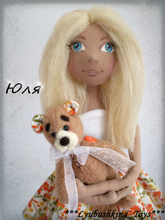 Портретная куколка Юля