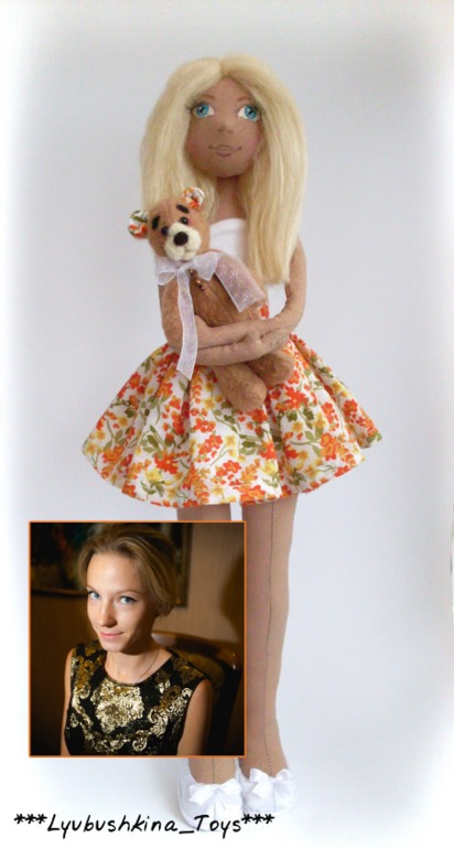 Портретная куколка Юля