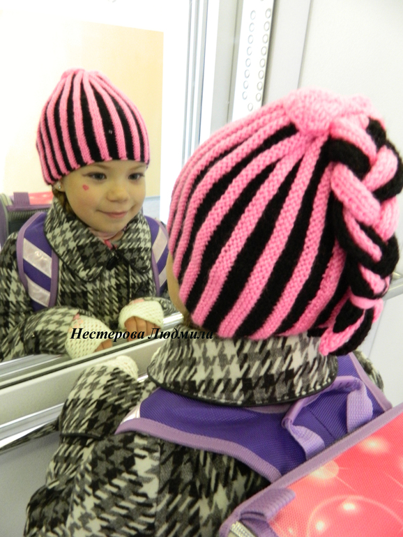 Шапочка в стиле Monster High