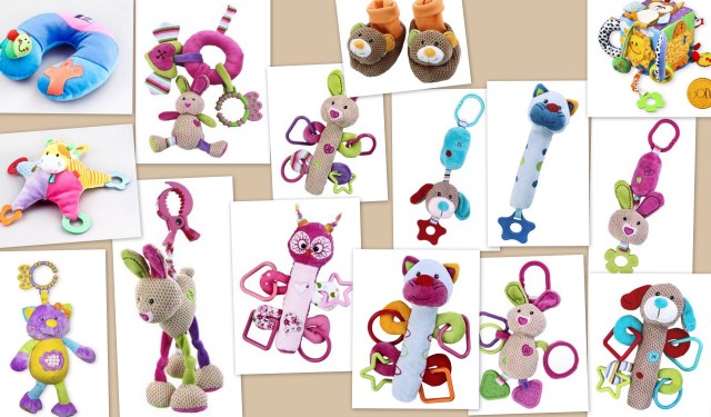 Погремушки текстиль. Новые 160-290руб