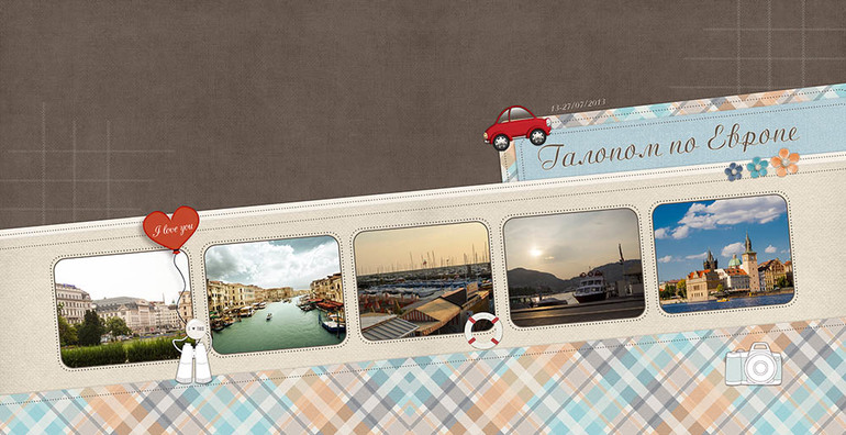 Фотокнига : галопом по Европе