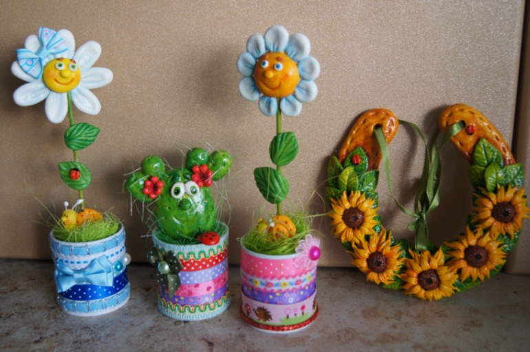 Мой  обменчик с Леночкой( соленое тесто ). Спасибо тебе !!!!!!!!!!!!!!!!!!