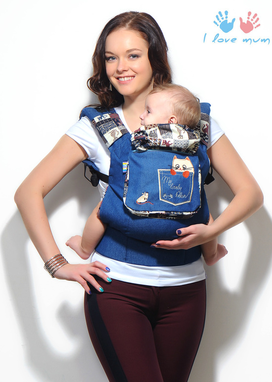 Рюкзаки-переноски "I love mum". Счастья полные штаны)))
