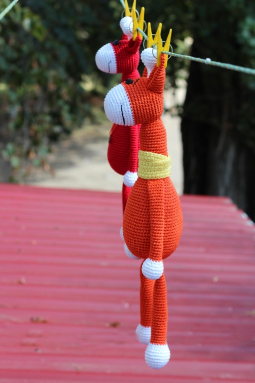 Большооой рыжий жираф