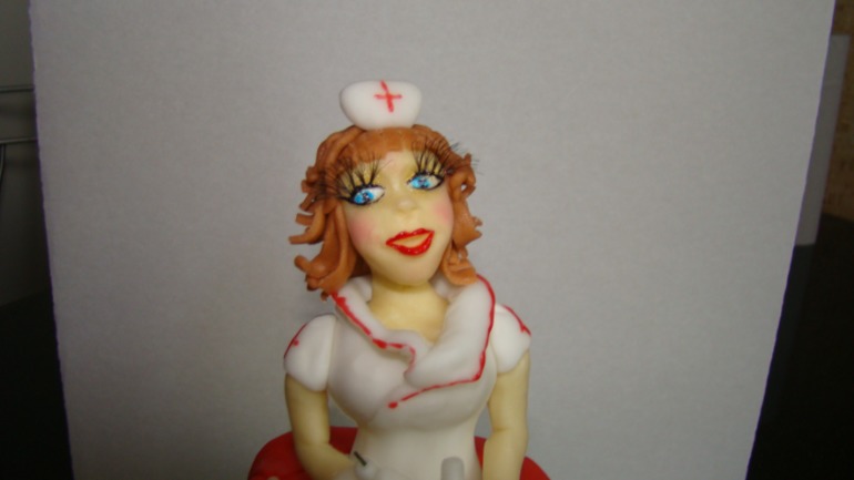 Торт для медсестры, болельщицы Спартака)