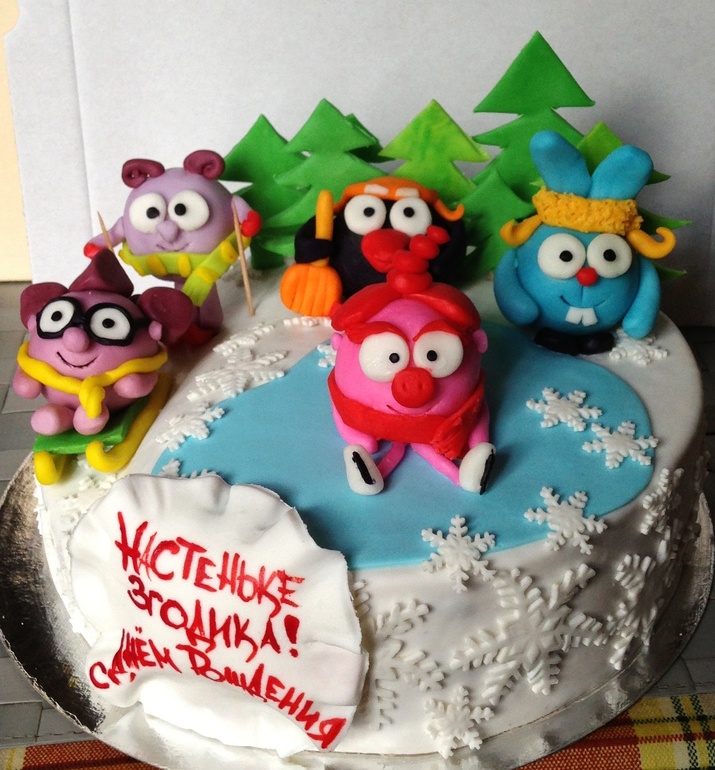 смешарики.. зима..